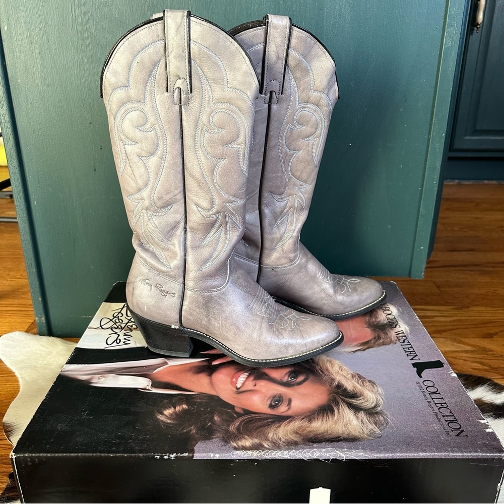 Vintage Kenny Rogers Western Cowboy/Cowgirl Boots